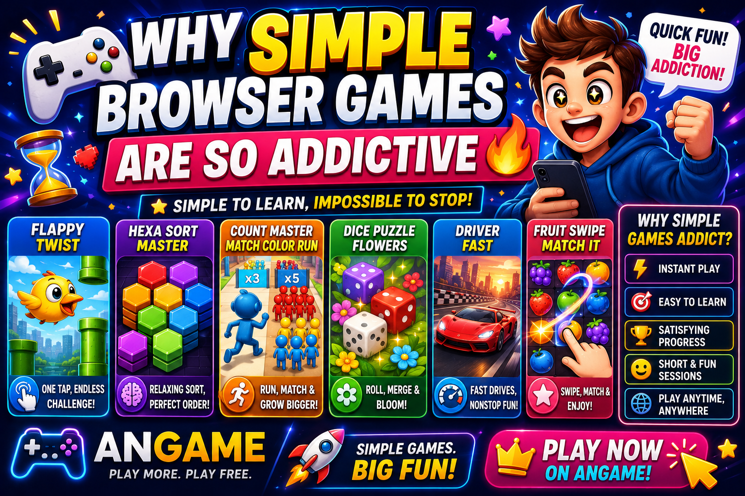 Why Simple Browser Games Are So Addictive 🔥